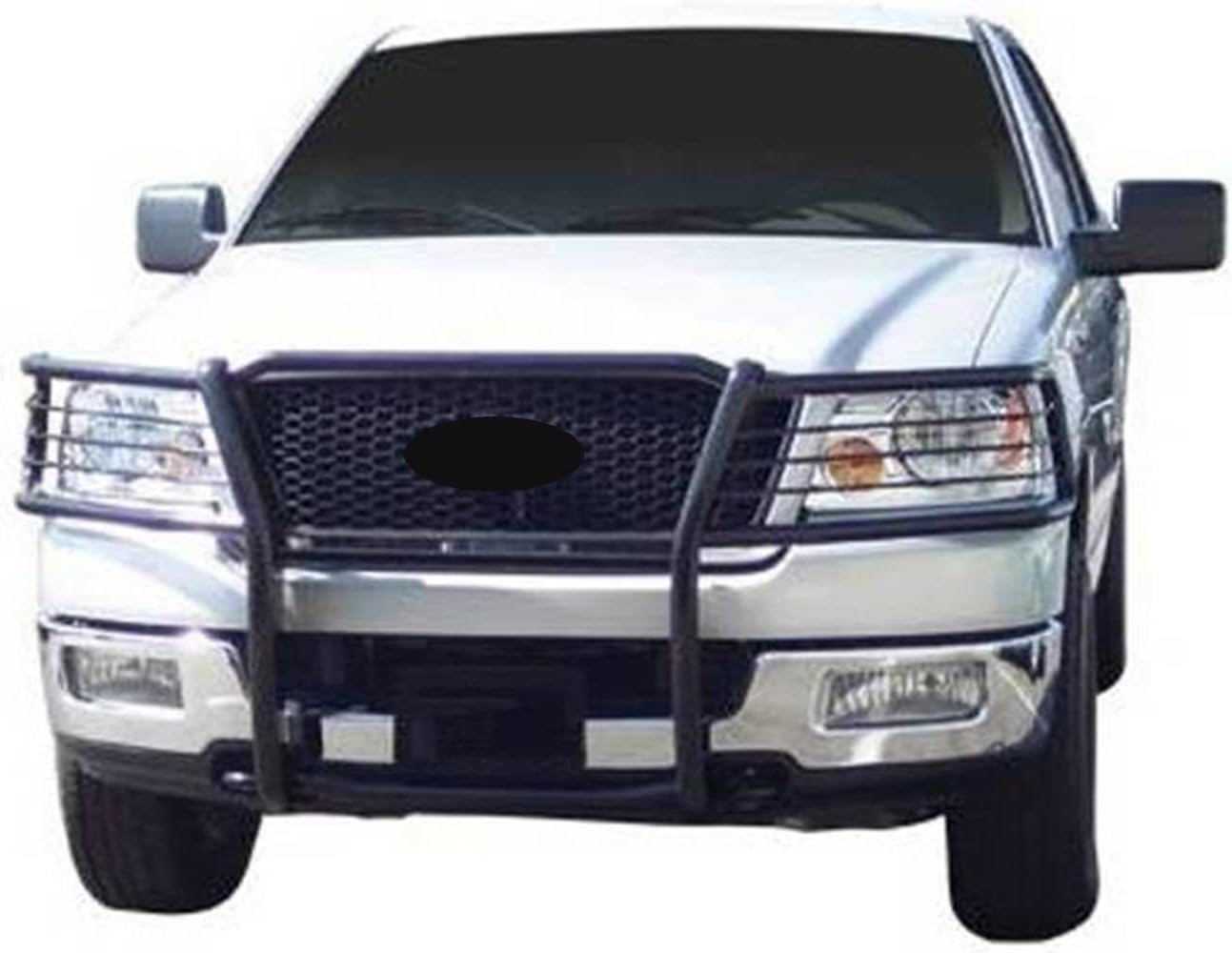 BLACK HORSE Grille Guard 17FP28MA - Black Compatible with 2004-2008 Ford F-150