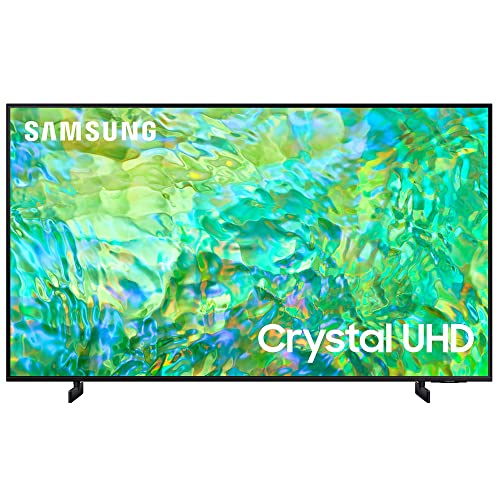Samsung CU8000 Crystal UHD LED 4K Smart TV Bundle with 2 YR CPS Enhanced Protection Pack (2024 Model)