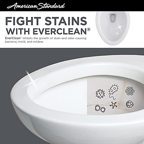 American Standard 2989101.020 Cadet3 FloWise Skirted Two-Piece 1.28 gpf/4.8 Lpf Chair Height Elongated Toilet With Seat, White