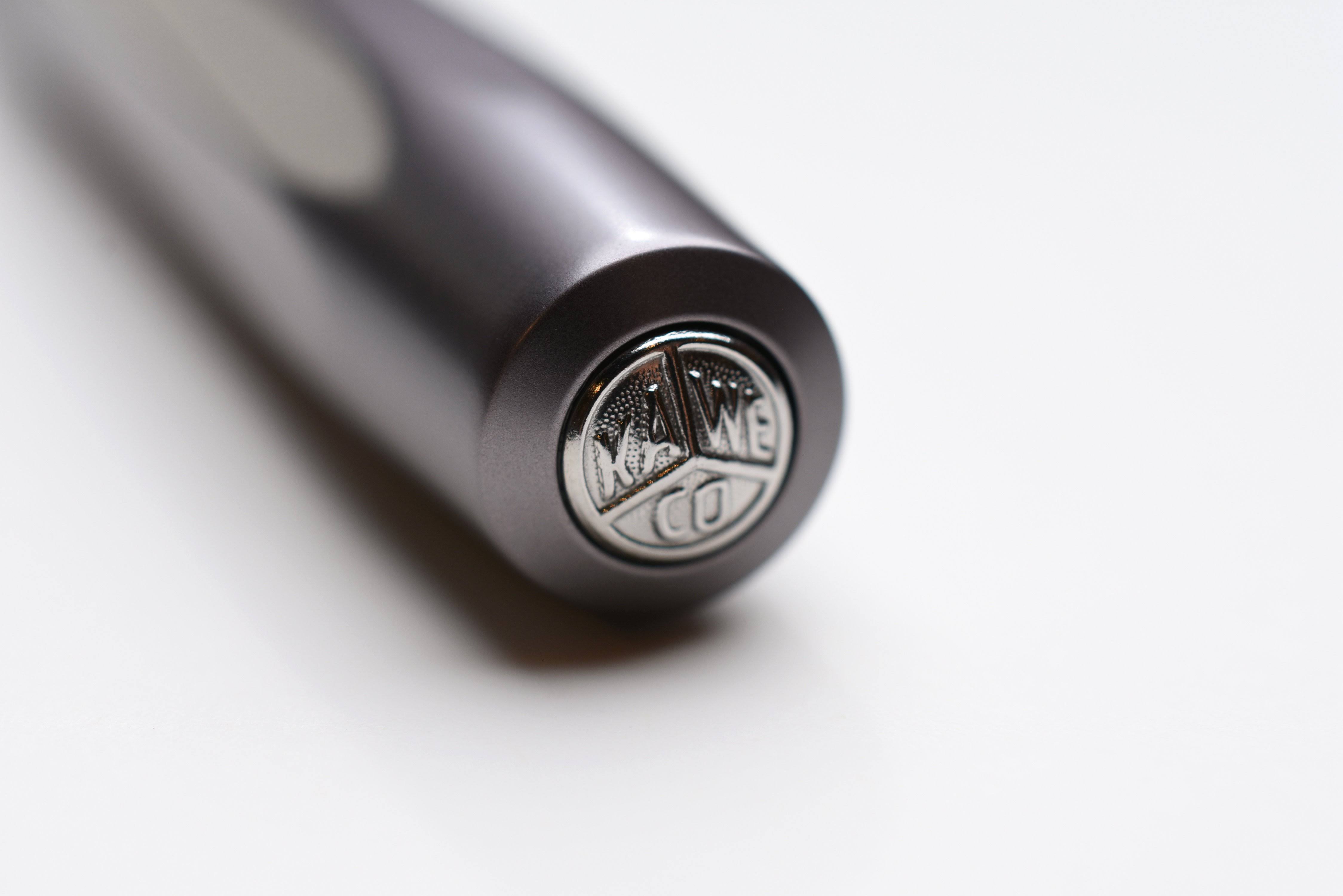 Kaweco Al Sport Fountain Pen - Grey Anthracite Double Broad