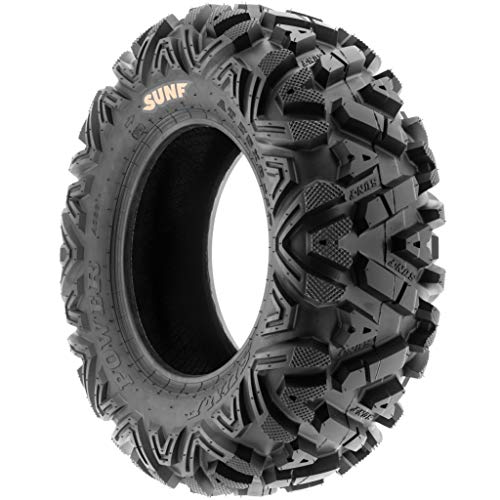 Set of 4 SunF Power.I ATV/UTV AT All-Terrain Tires 24x8-12 Front & 24x10-12 Rear 6 PR Tubeless A033