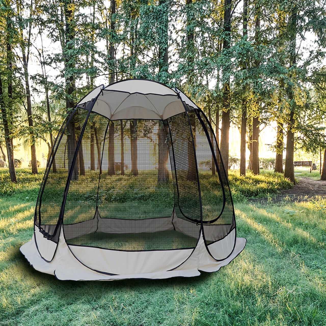 Pop Up Gazebo Tent With Screen Mesh