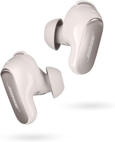 Bose QuietComfort Ultra Bluetooth Earbuds, Wireless Earbuds with Spatial Audio and World-Class Active Noise Cancellation, Deep Bass, Up to 6 Hours of Playtime, Black