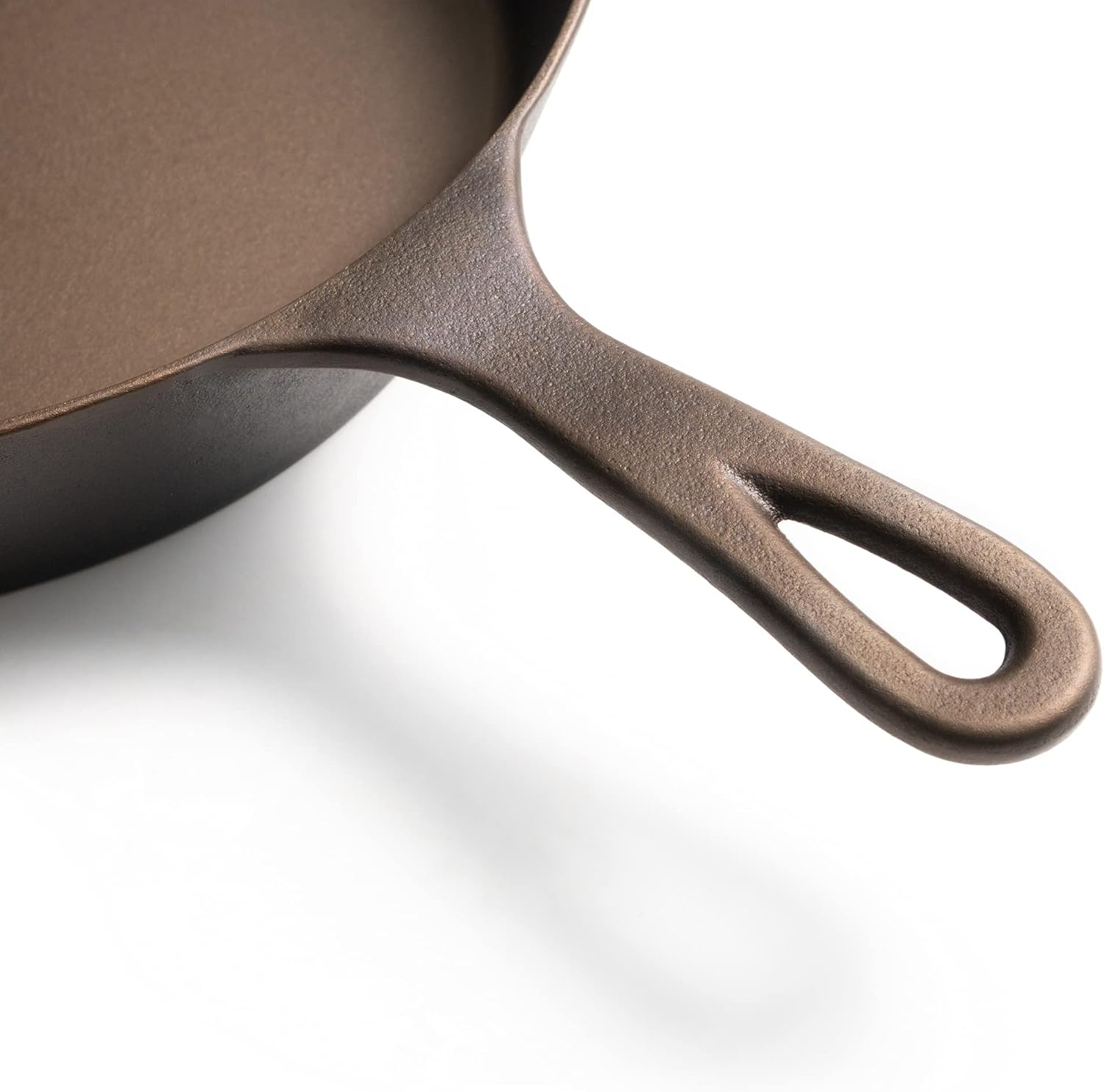 Lightweight Cast Iron Skillet - 10.5” Pre-Seasoned Frying Pan - Lancaster Cast Iron - Made in USA