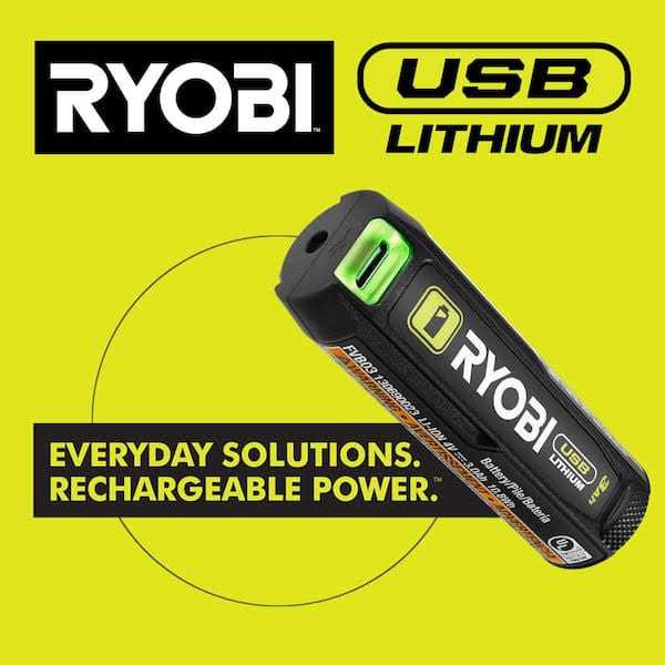 RYOBI USB Lithium 3/8 in. Ratchet Kit with 2.0 Ah Battery and USB Charging Cable - Shop Hardware Tools Online Store