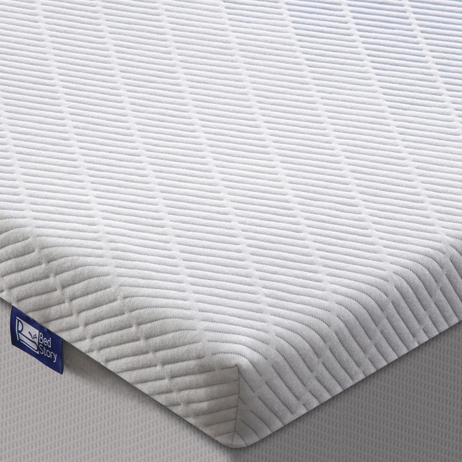 BedStory Firm Mattress Topper Queen Size 4 Inch - Extra Firm Memory Foam Bed Topper for Pain Relief - Cooling Gel High-Density Mattress Pad - Skin-Friendly Non-Slip Cover - CertiPUR-US Certified