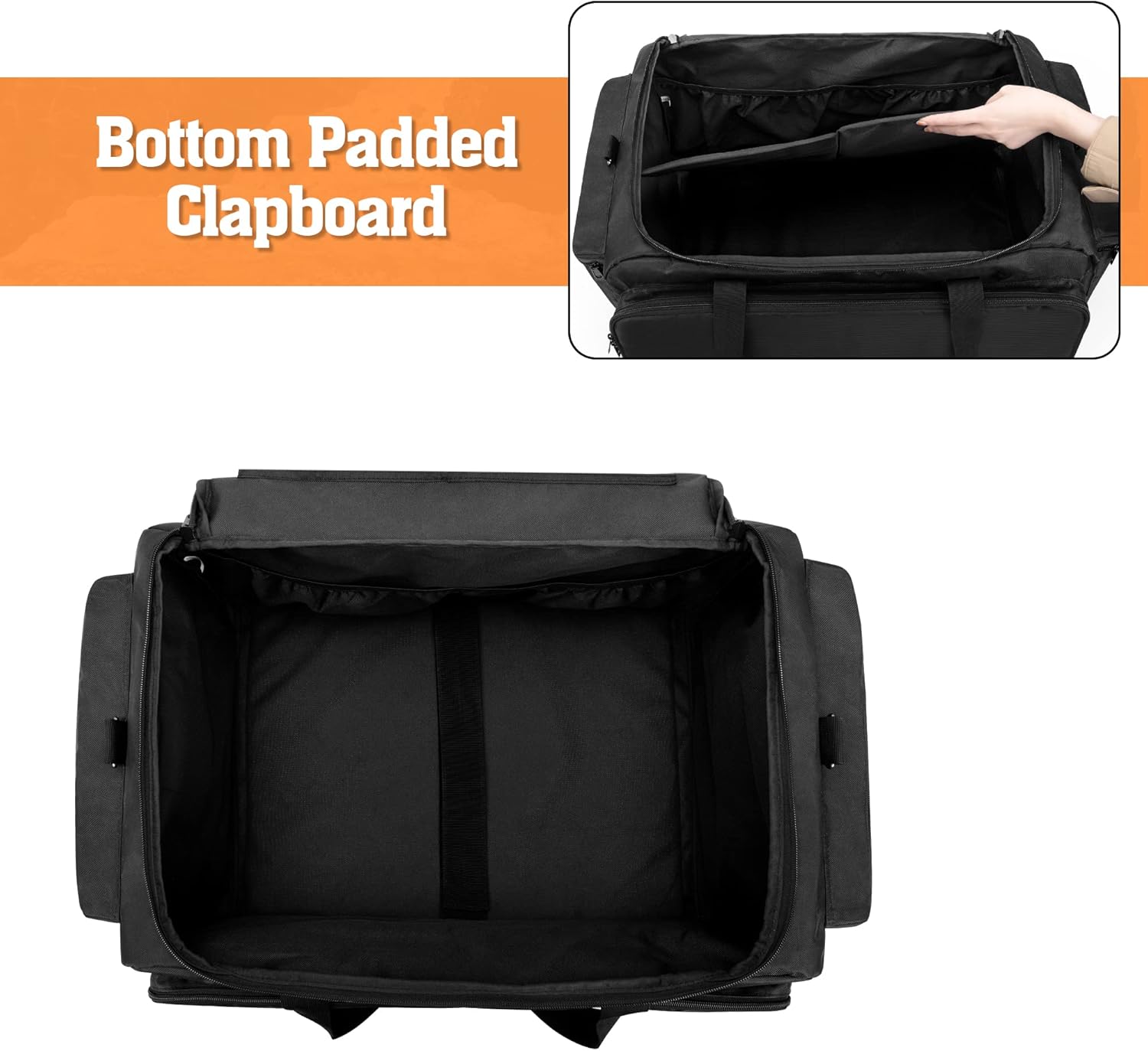 DSLEAF RC Storage Bag for 1/8 Car, Protective RC Carry Case with Multi Pockets for Batteries, Charger, Tools and other Accessories