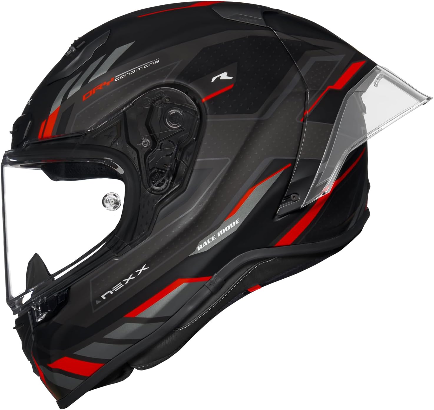 NEXX X.R3R Helmet Precision Black/Red MT - Large