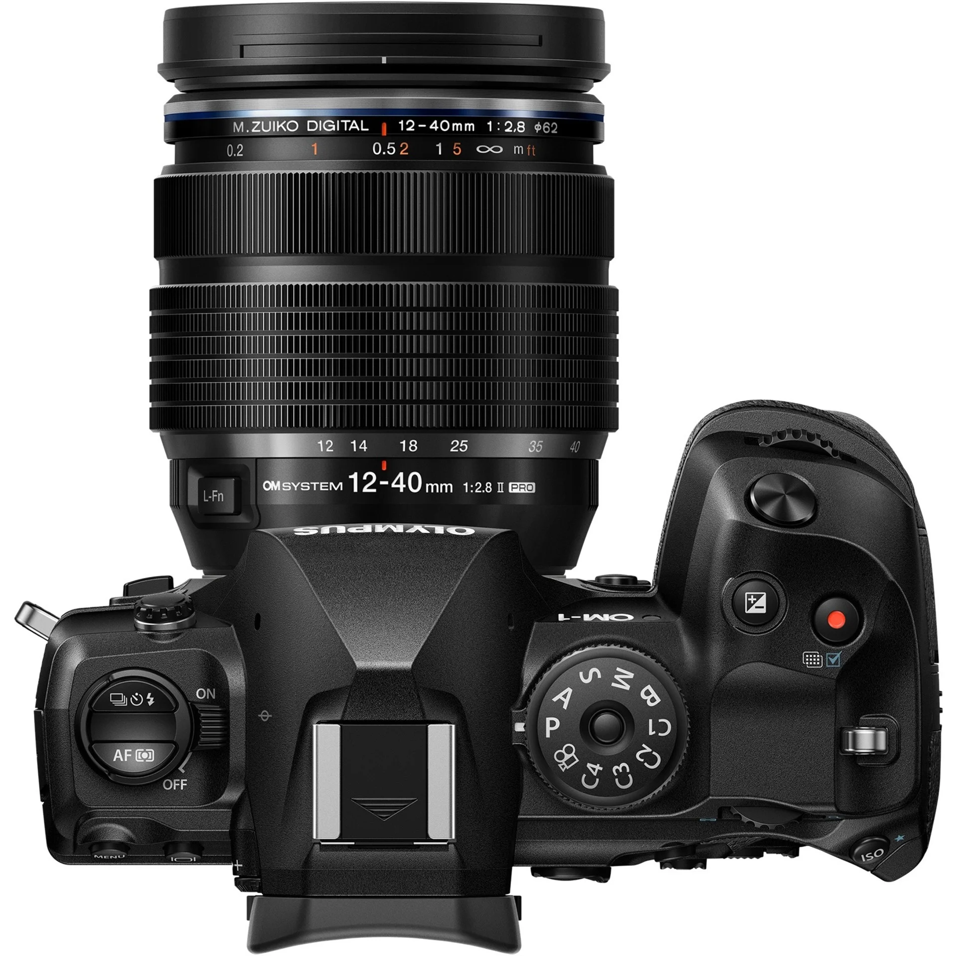 Olympus OM SYSTEM OM-1 20.4 Megapixel Mirrorless Camera with Lens, 0.47", 1.57", Black