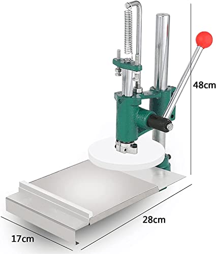 Pizza Press, Stainless Steel Manual Sheeter Pasta Maker, Pizza Dough Machine, Home Manual Pizza Press for Commercial or Family (Size : 18cm)