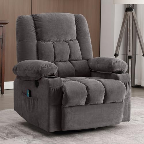 Power Lift Recliner Chair Recliners for Elderly with Heat and Massage Recliner Chair for Living Room with Infinite Position and Side Pocket,USB Charge Port