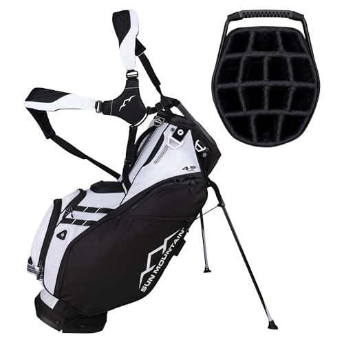 Sun Mountain 2025 4.5LS 14-Way VLO Bag - Prime Organization with Our 14 Way Golf Stand Bag - Lightweight Golf Club Bag with Full-Length Pockets and Adjustable Straps for Enhanced Carry
