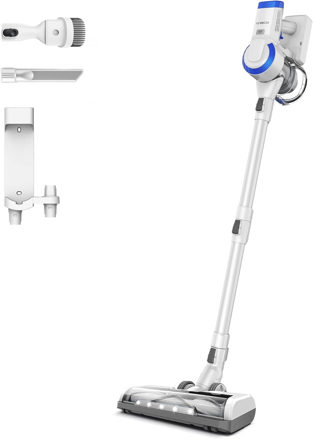 Tineco A10 Hero Cordless Stick/Handheld Vacuum Cleaner with Wall Mount, Super Lightweight with Powerful Suction for Carpet, Hard Floor & Pet - Space Blue