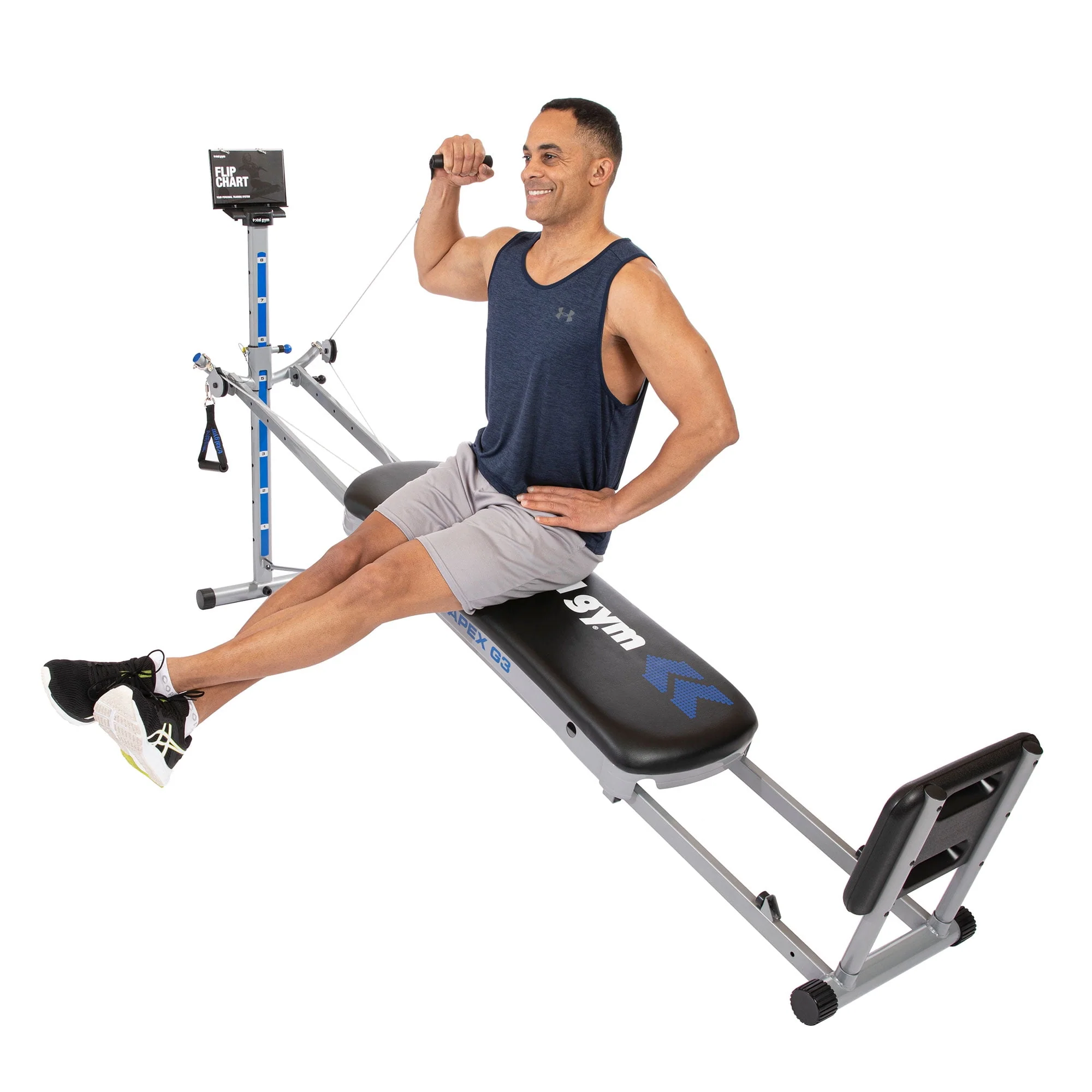 Total Gym APEX G5 Home Fitness Incline Weight Training with 10 Resistance Levels