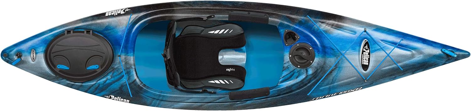 Pelican - Sprint XR - Sit-in Kayak - Lightweight one Person Kayak - 10.75 ft