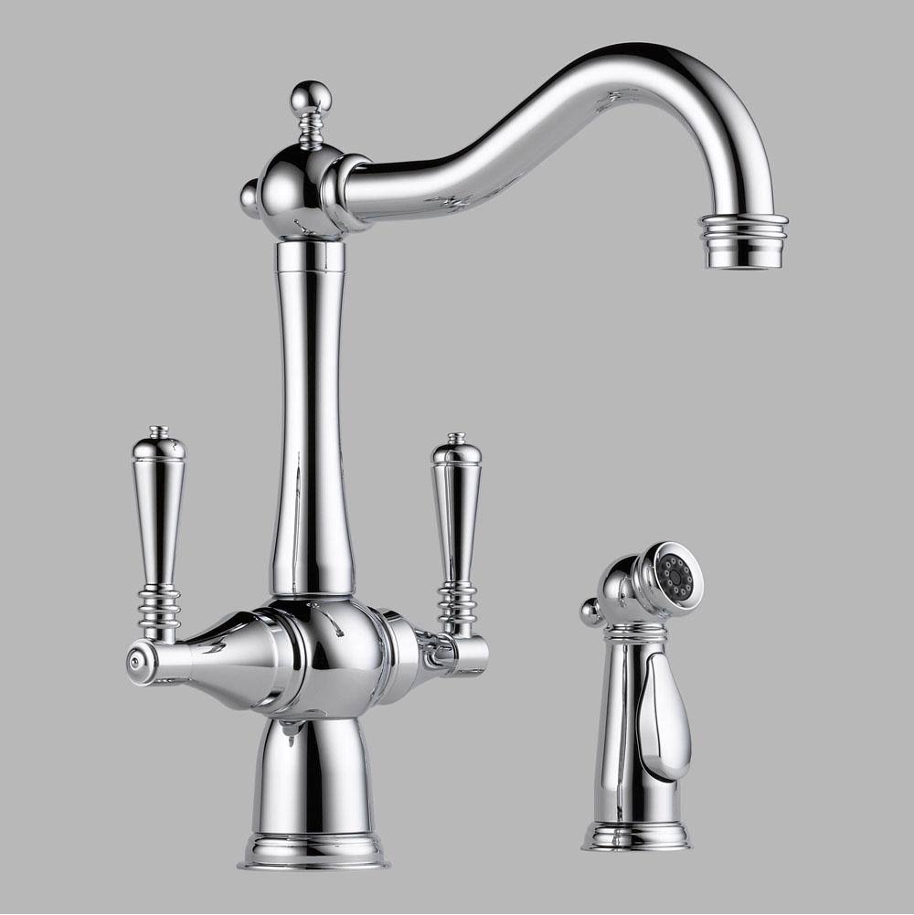 Brizo 62136LF-PC Tresa Two Handle Kitchen Faucet with Spray - Chrome