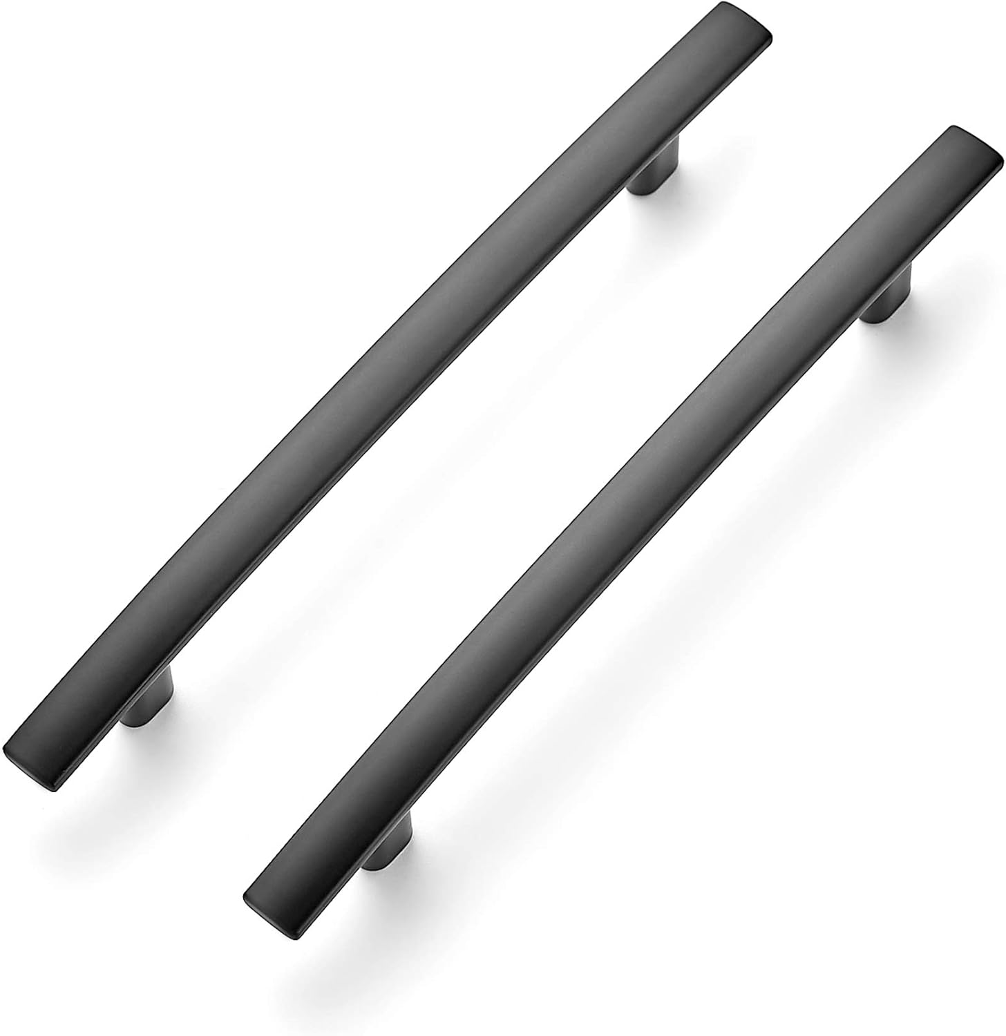Ravinte 30 Pack | 7-1/4'' Curved Cabinet Pulls Matte Black Kitchen Drawer Pulls Arch Cabinet Handles 7.25”Length, 5” Hole Center Pack of 2