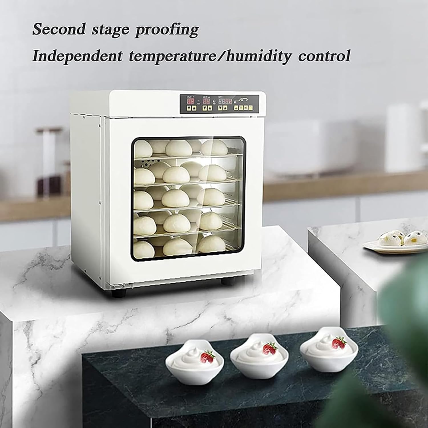 Intelligent Fermentation Box, 112L Household and Commercial Electric Oven, 7-Layer Large Capacity, Built-in Water Tank Spray, Independent Control of Temperature & Humidit
