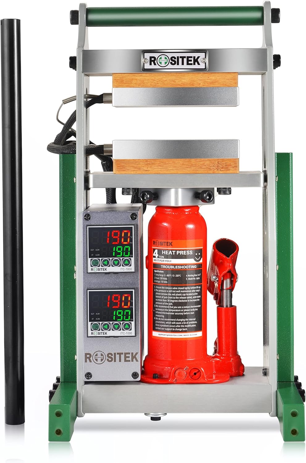 ROSITEK RNP4 4-Ton Hydraulic Heat Press Machine - 3x5 Inch Heated Plates