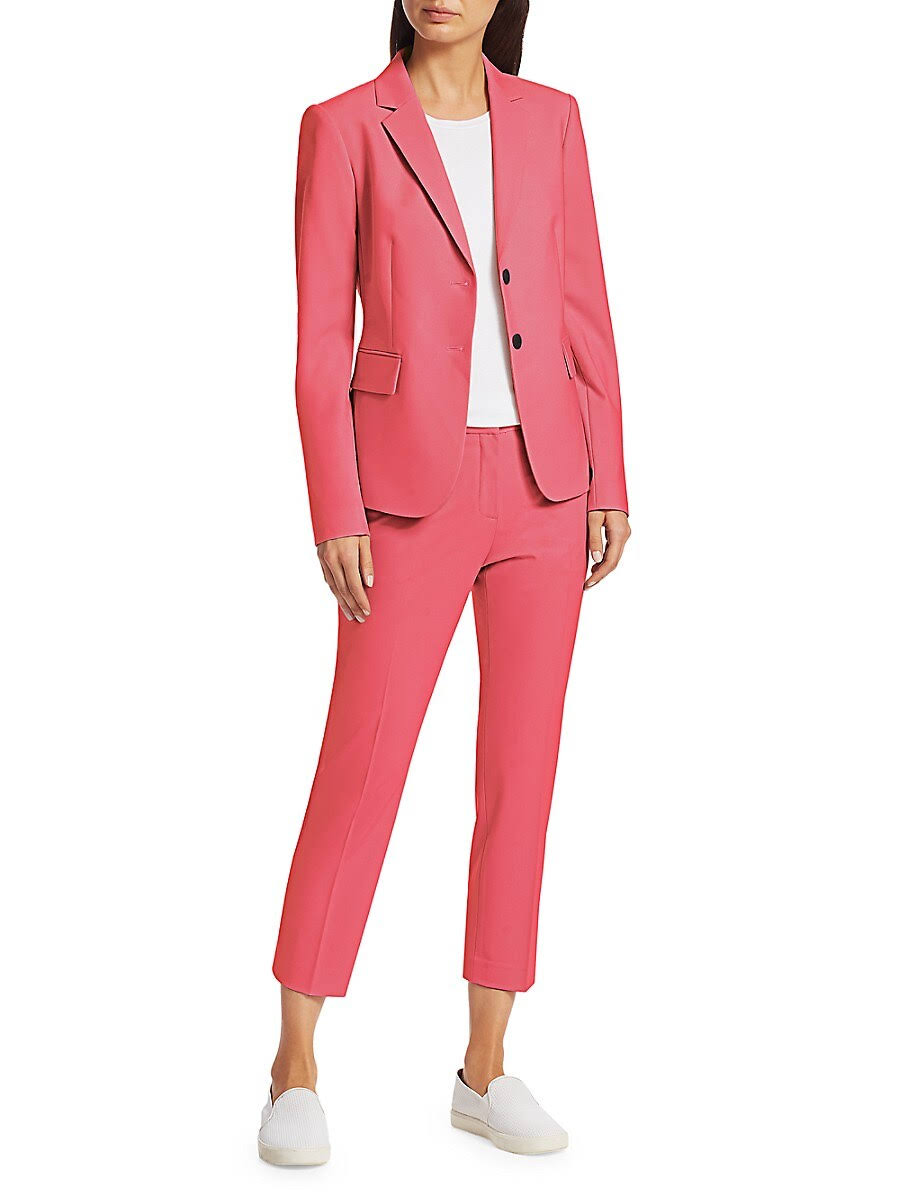 Theory Carissa Wool-Blend Blazer 4 / Deep Navy