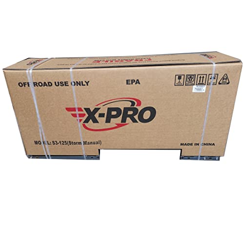 X-PRO Storm 125cc Zongshen Engine Kids Dirt Bike Pit Bike Youth Dirt Pit Bike with 4-Speed Manual Transmission,Big 14"/12" Tires!