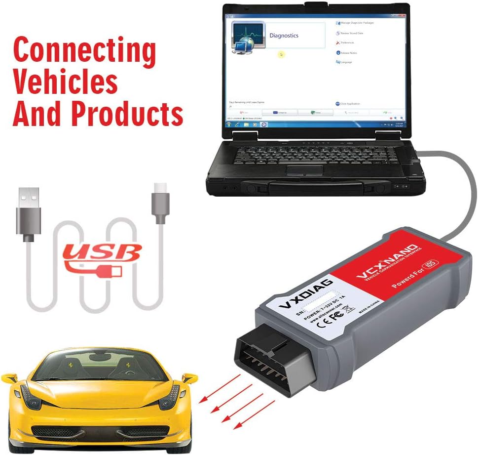 VXDIAG VCX Nano Compatible for Ford/Mazda 2 in 1 Diagnostic and Programming Tool