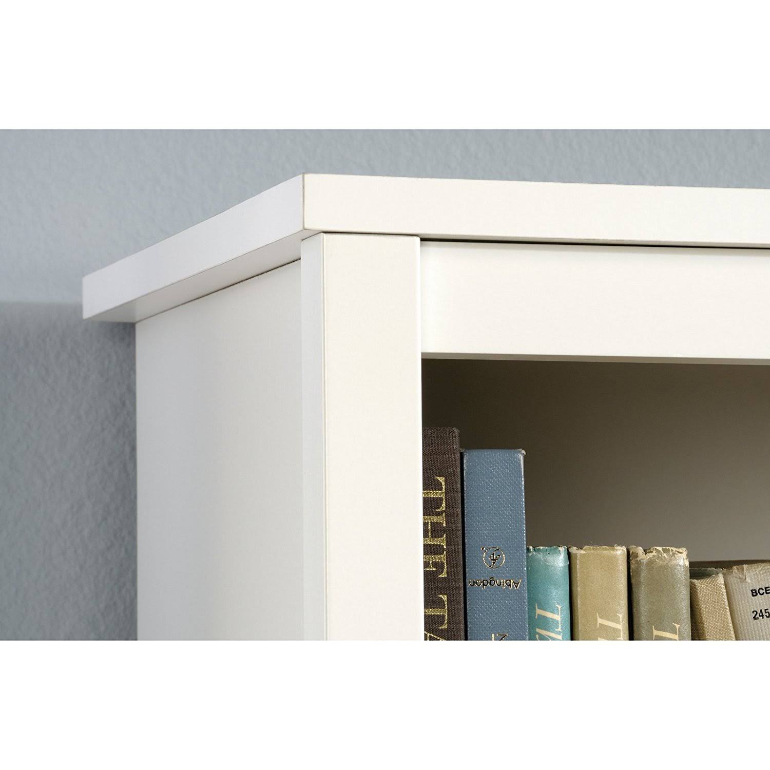 Sauder Cottage Road Library with Doors Soft White