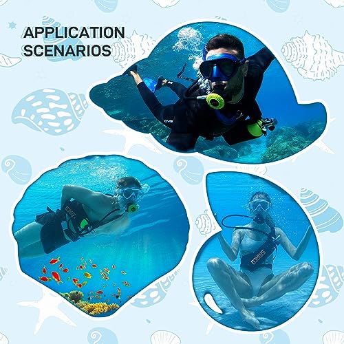 SMACO S400 Mini Scuba Tank with 1L Capacity Support 15-20 Minutes Underwater Breathing(No More Than 33 ft) Scuba Tank Detachable Diving Mask Package for Working Underwater/Filming Underwater
