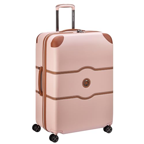 DELSEY PARIS Chatelet Air 2.0 Hardside Luggage with Spinner Wheels, Angora, Checked-Large 28 Inch