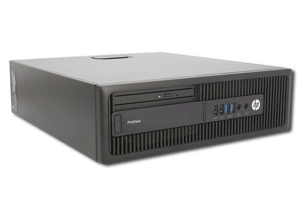 HP 600 G2 Desktop Computer Intel Pentium G4400 3.3GHz CPU 8GB Ram, 240GB SSD, 1TB HDD, New 20" LCD, Keyboard & Mouse, WiFi, DVD, Win10 Pro PC (Renewed)