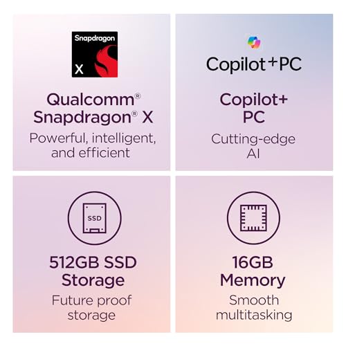 Lenovo IdeaPad Slim 3X - 2025 - Everyday AI Laptop - Copilot+ PC - 15.3" WUXGA Display - 16 GB Memory - 512 GB Storage - Qualcomm® Snapdragon® X - Luna Grey