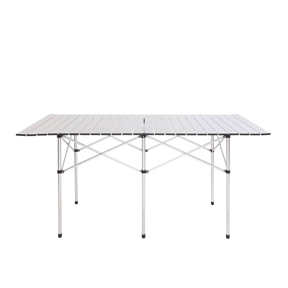 Winado 55 in. Aluminum Camping Table Picnic Table