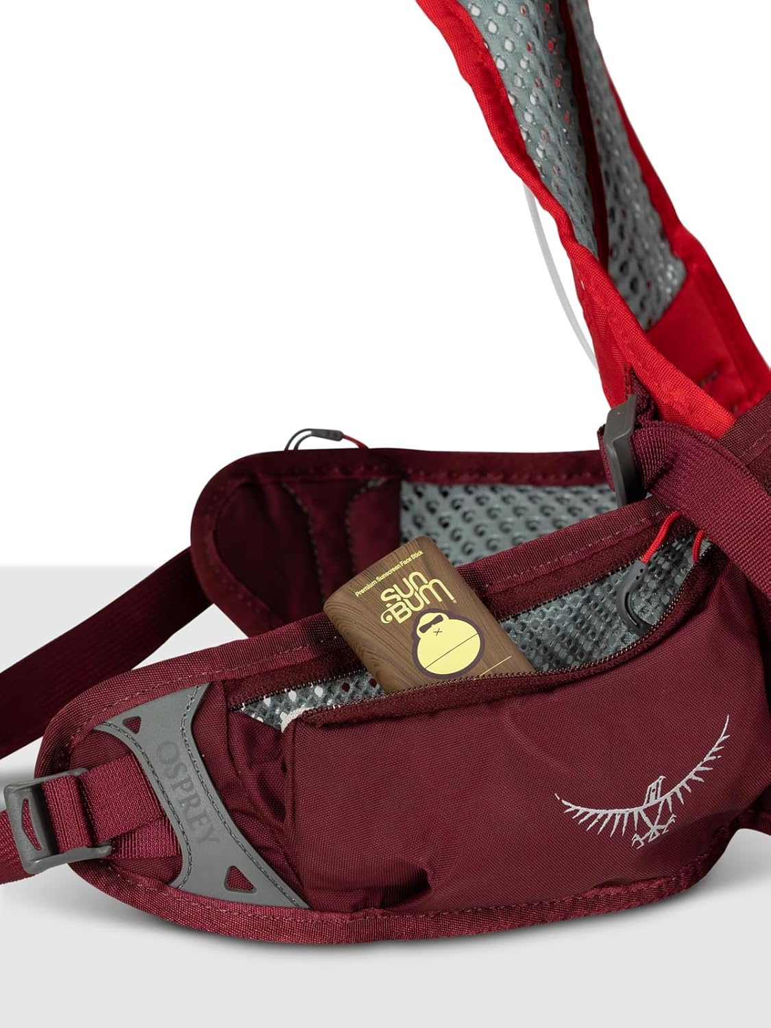 Osprey Siskin 12L Men's Biking Backpack with Hydraulics Reservoir, Ultimate Red