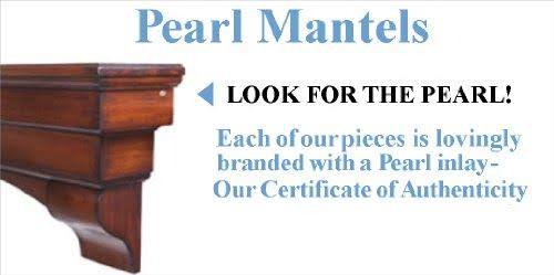 Pearl Mantels Williamsburg 56 inch Fireplace Mantel Unfinished