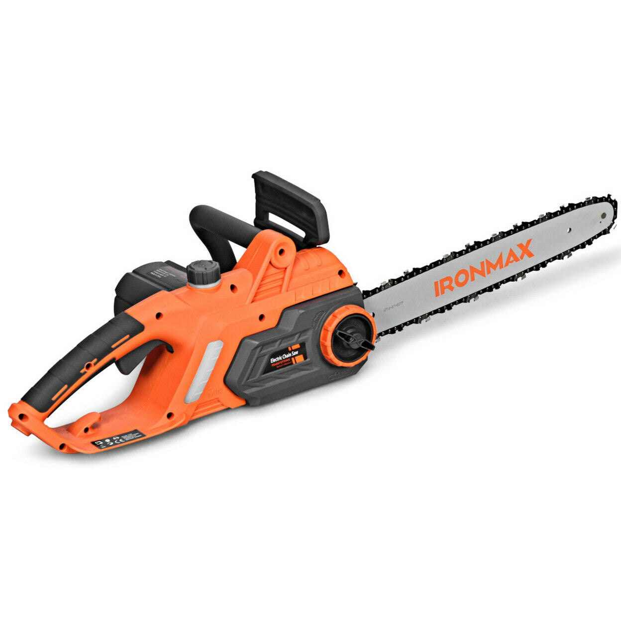 Costway Electric 16-inch Chain Saw Compact Powerful Chainsaw 13amp w/ Automatic Oiling