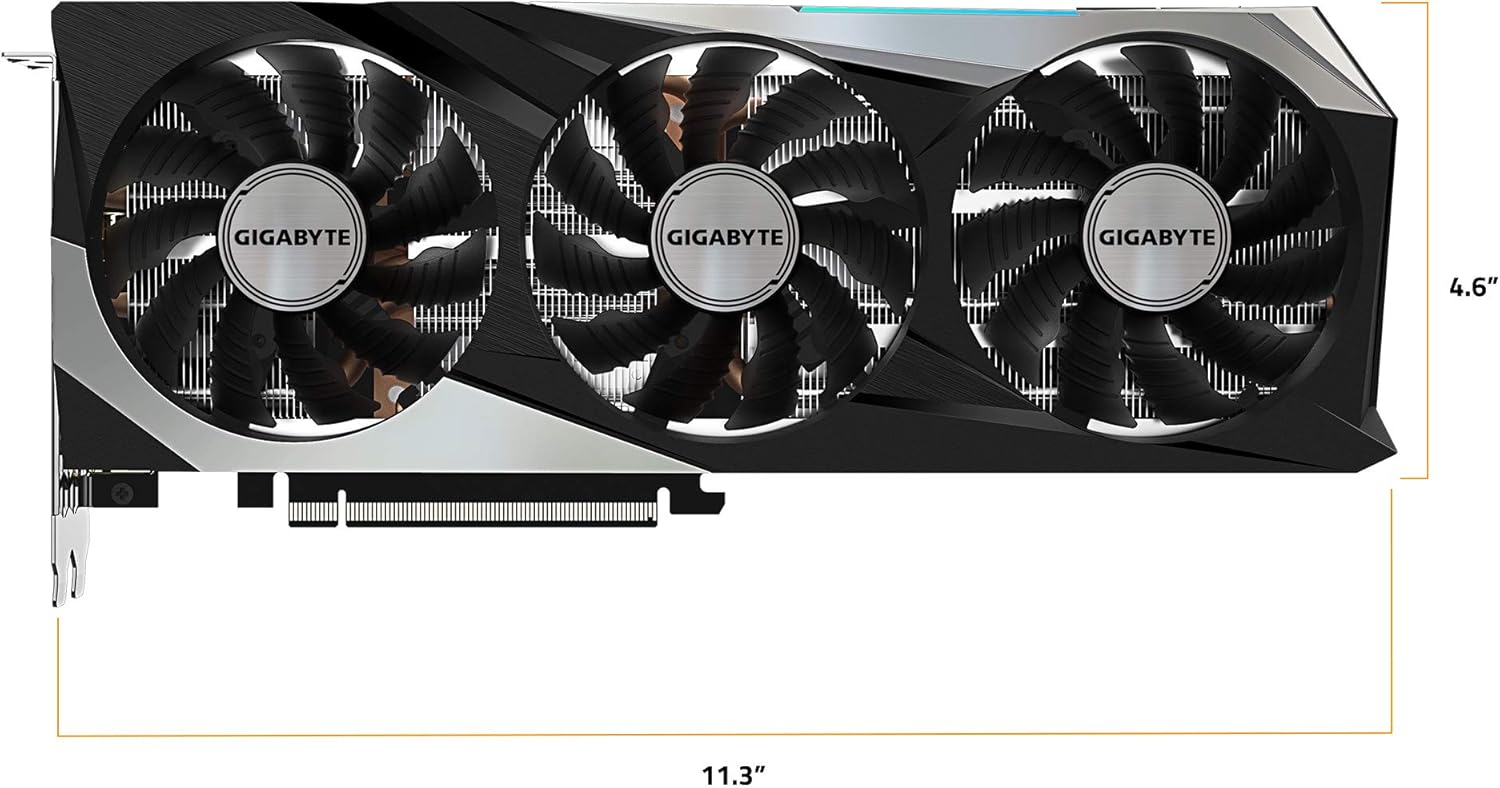 GIGABYTE AMD Radeon RX 6800 XT Gaming OC 16G Graphics Card, 16GB of GDDR6 Memory, Powered by AMD RDNA 2, HDMI 2.1, WINDFORCE 3X Cooling System, GV-R68XTGAMING OC-16GD
