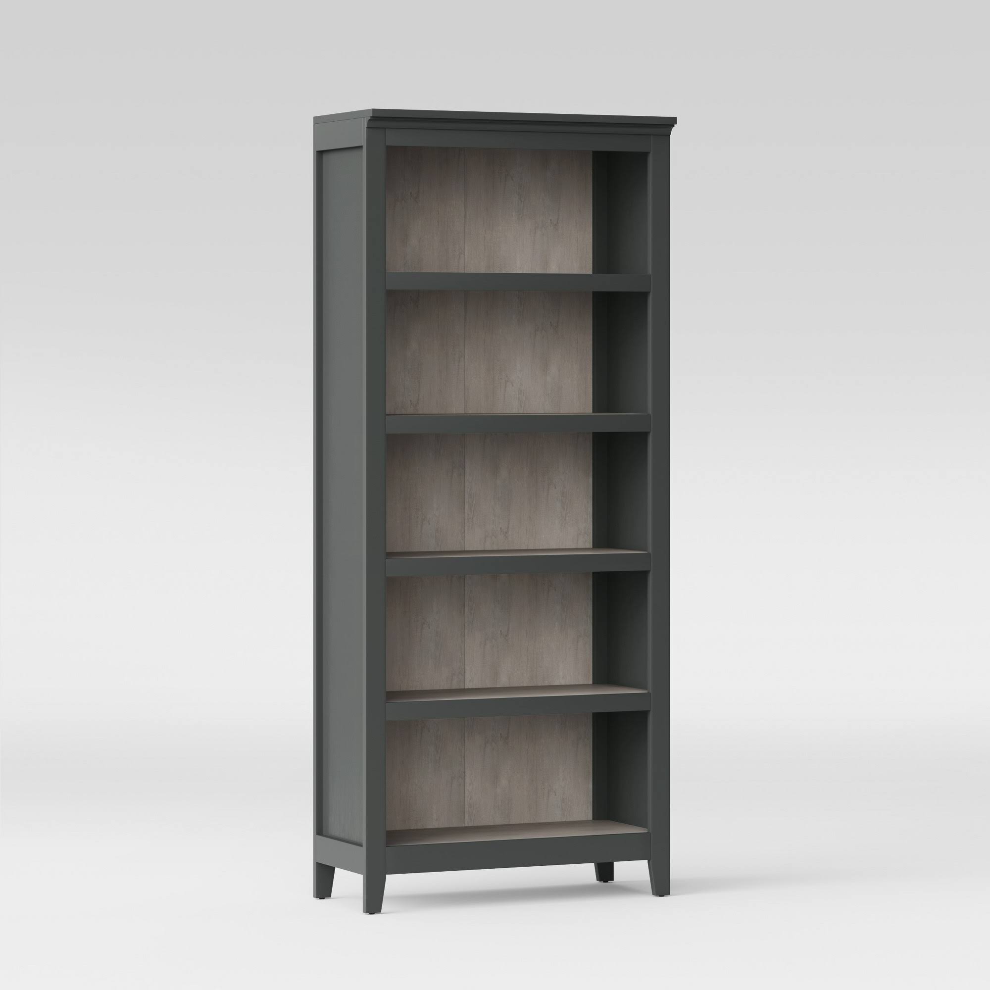 72x22 Carson 5 Shelf Bookcase Gray - Threshold