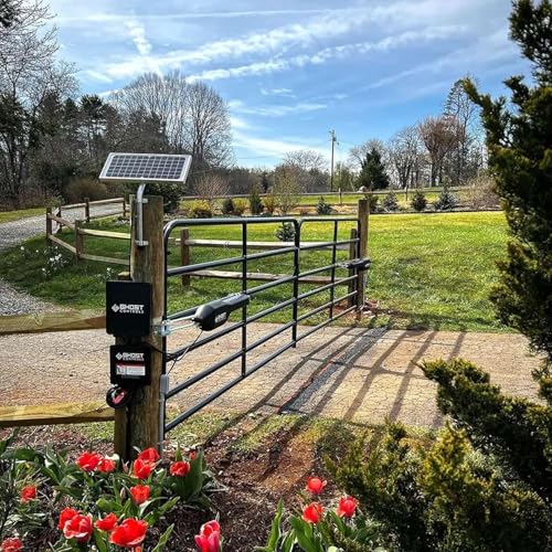 Ghost Controls Heavy-Duty Automatic Gate Opener Kit for Swing Gates with Long-Range Gate Opener Remote - Model TDS2