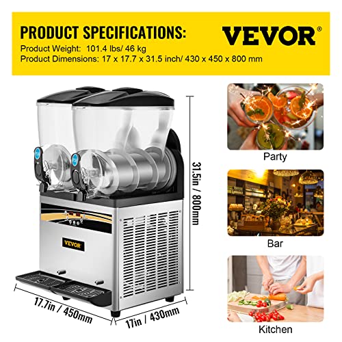 VEVOR Commercial Slushy Machine