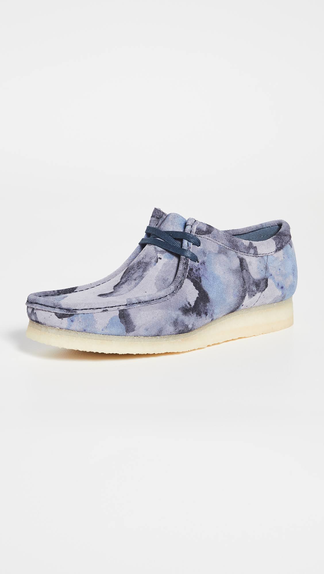 Clarks Wallabee &Blue Camo& 11