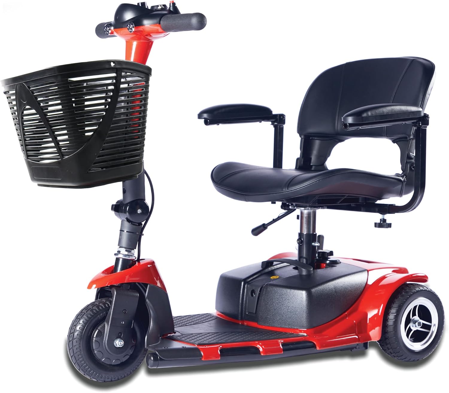Zipr Roo 3 Wheel Scooter - Lightweight Folding Mobility Scooter - Travel 3 Wheel Mobility Scooter - Powered Mobility Scooters for Seniors, Adults, Handicapped, Elderly - Charger and Basket Included