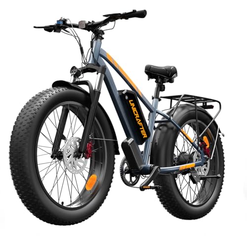 Electric Bike for Adults - Peak 1000W E Bikes -Fat Tire Electric Bicycle Up to 30MPH 60+ Miles with 48V 18.2AH Removable Battery - 26" Electric Mountain Bike Features 7-Speed, Hydraulic Disc Brake