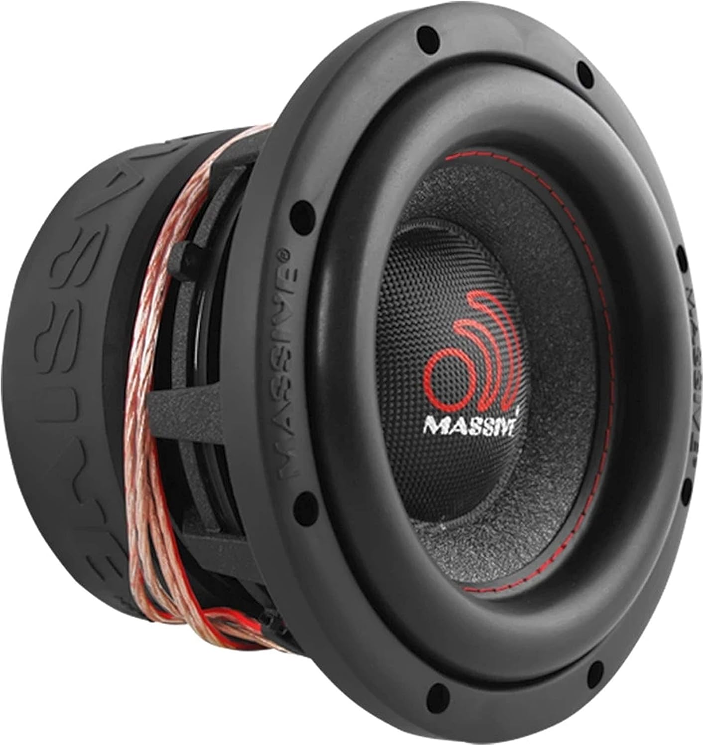 Massive Audio HIPPO84V2 – 8 Inch Car Audio Subwoofer, High Performance Subwoofer for Cars, Trucks, Jeeps - 8" Subwoofer 500 Watt RMS, 1000w MAX Dual 4 Ohm, 2.5 Inch Voice Coil. Sold Individually