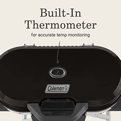 Coleman RoadTrip 285 Portable Stand-Up Propane Grill, Gas Grill with 3 Adjustable Burners & Instastart Push-Button Ignition; Great for Camping, Tailgating, BBQ, Parties, Backyard, Patio & More
