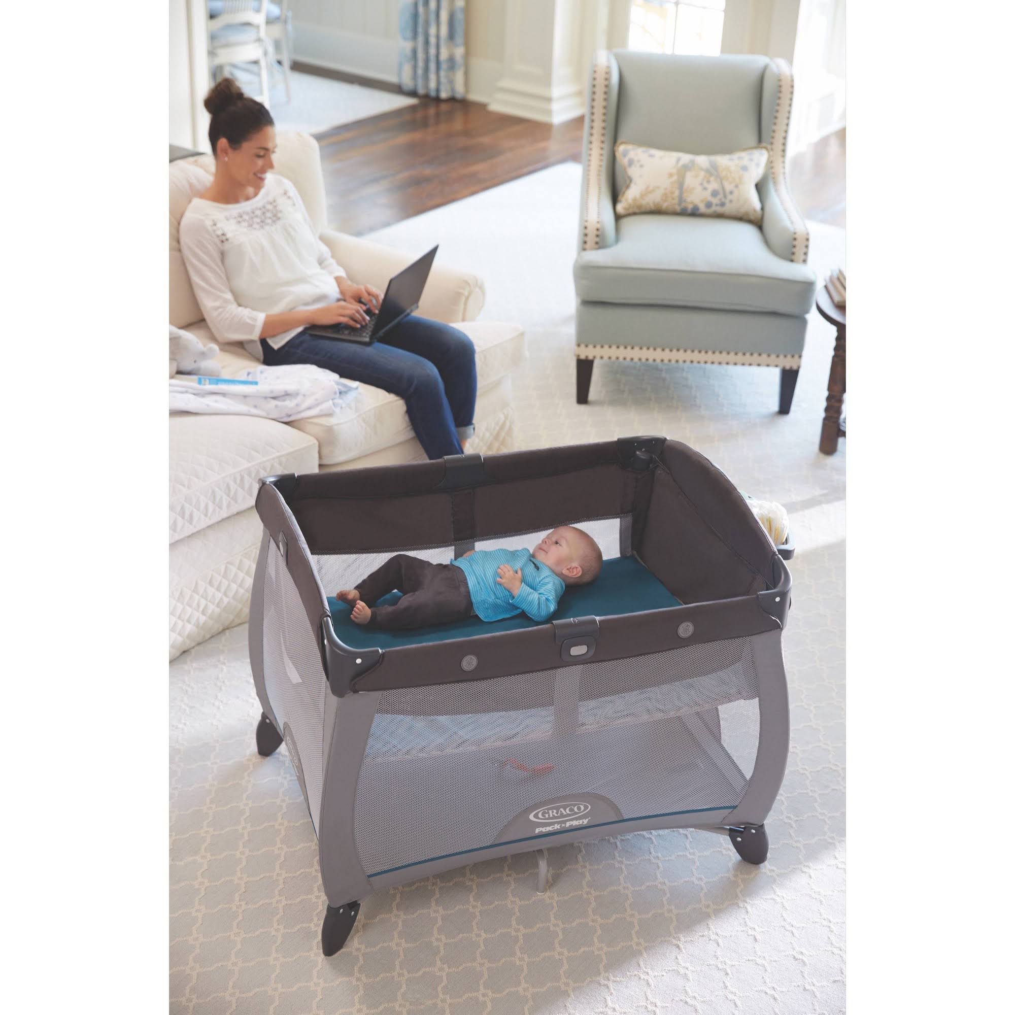 Graco Pack &n Play Quick Connect Portable Seat Playard - Asher
