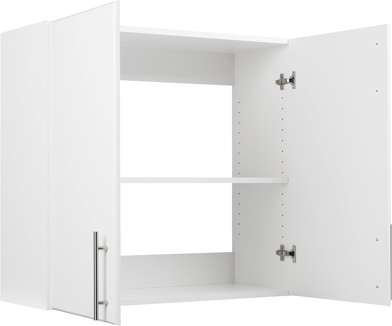 Prepac Elite Functional Wall Mount Shop Cabinet with Adjustable Shelf and Wall Cabinet, Versatile Adjustable Garage Wall Cabinet