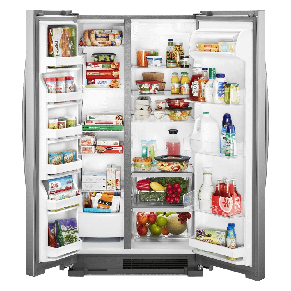 Whirlpool Wrs315snh 36 Wide 25.1 Cu. Ft. Side By Side Refrigerator - Stainless Steel