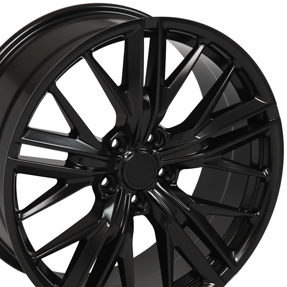 20 inch Rim 2010-2018 Chevy Camaro (Rear) ZL1 Style Black 20x9.5 Aluminum Wheel Direct Fit