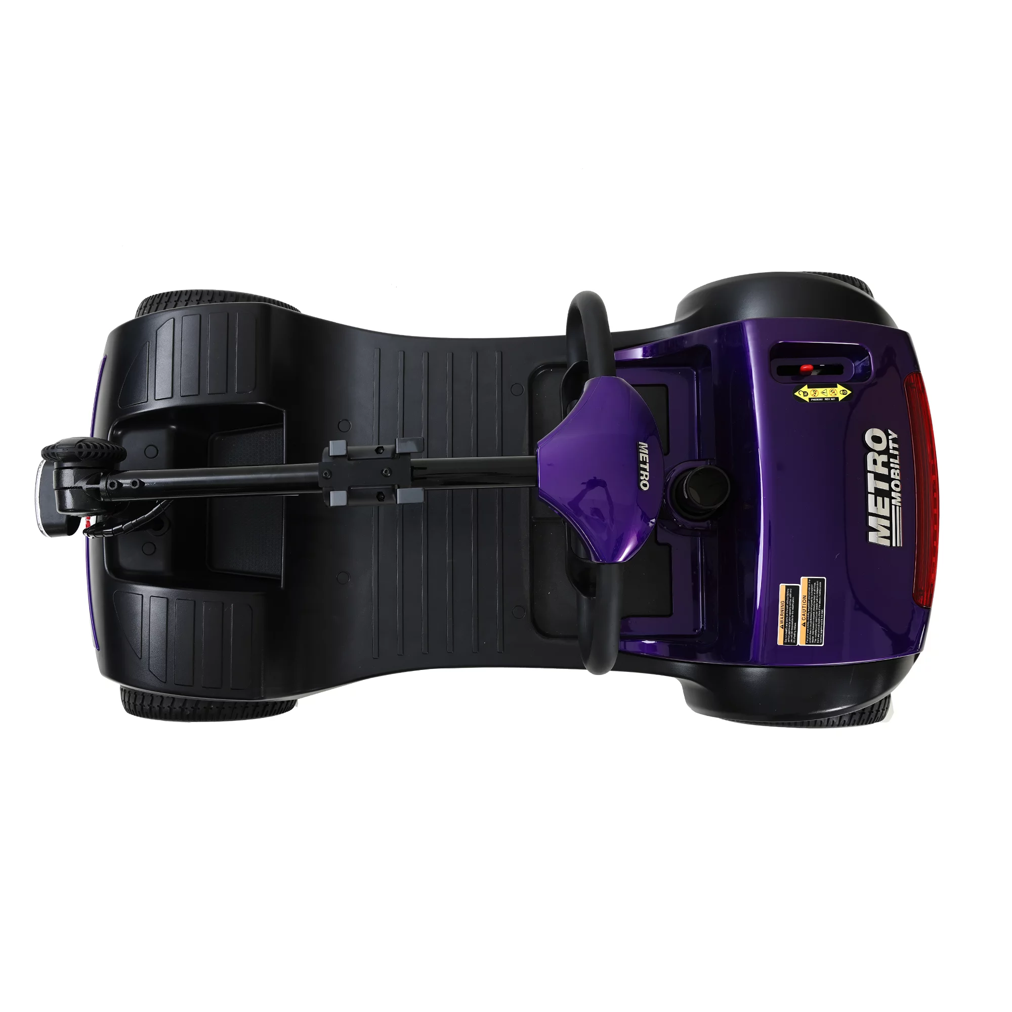 Metro Mobility Elderly Scooter Folding Scooter 4 Wheel Scooter Purple.