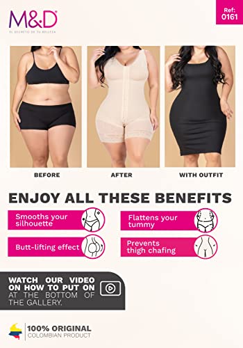 M&D Fajas Colombianas Post Surgery Tummy Tuck Compression Garment for Women BBL Faja